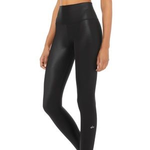 Alo Yoga High Waist Shine Leggings in Black sz S